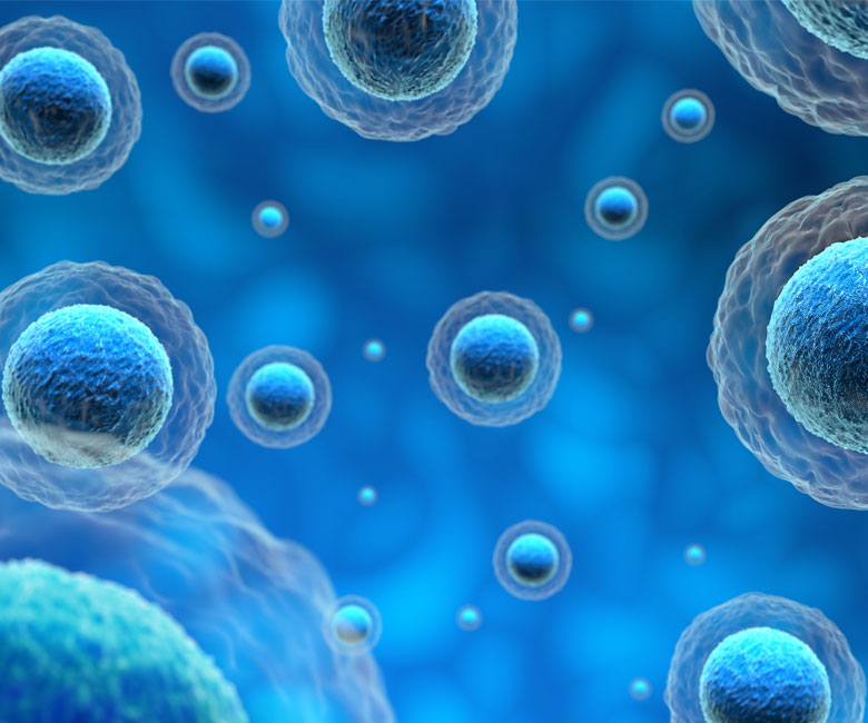cells-in-blue-background